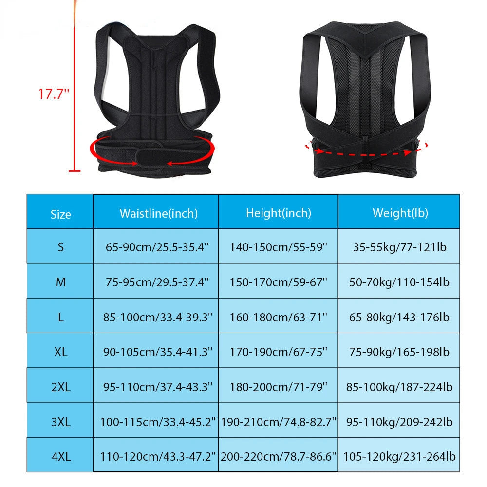 Adjustable Back Posture Corrector product image 2 - Relief Matters