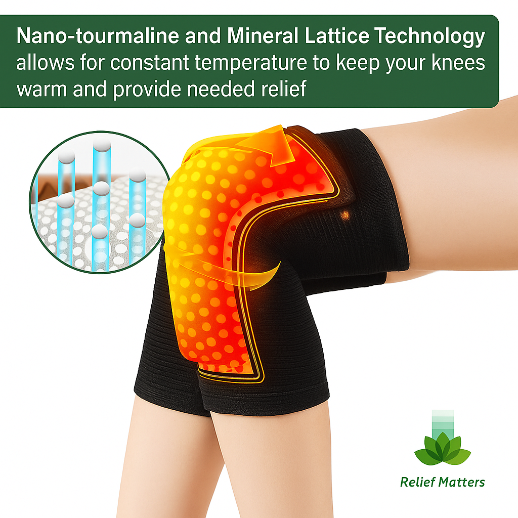 Premium heated knee pads made from soft, breathable fabric with adjustable straps and USB power – durable, safe, and comfortable for daily use.