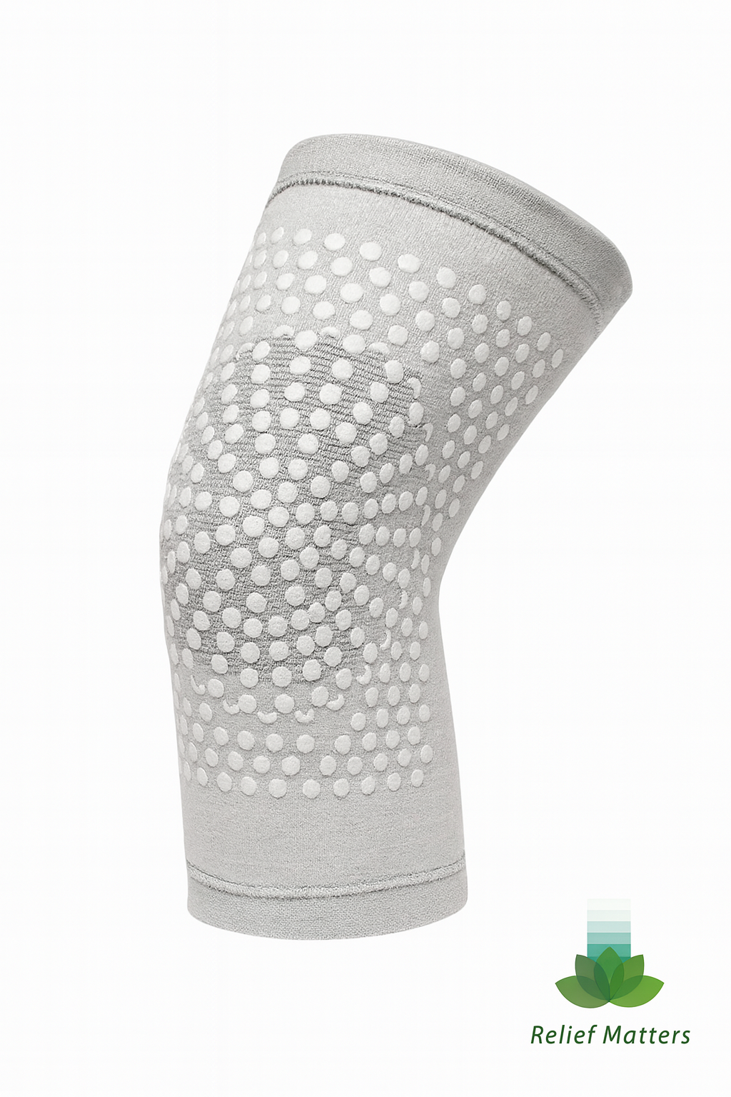 “Heated knee pads providing soothing warmth and targeted relief for sore joints and muscles – promotes comfort, recovery, and mobility from Relief Matters.”